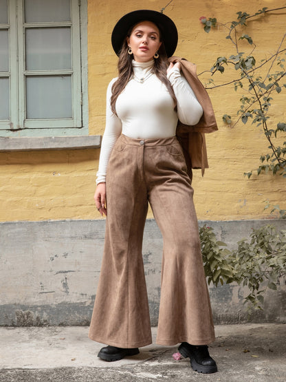 Pocketed Flare Pants