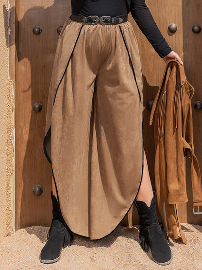 Slit Wide Leg Pants