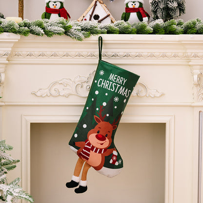 Printed Christmas Stocking Hanging Widget