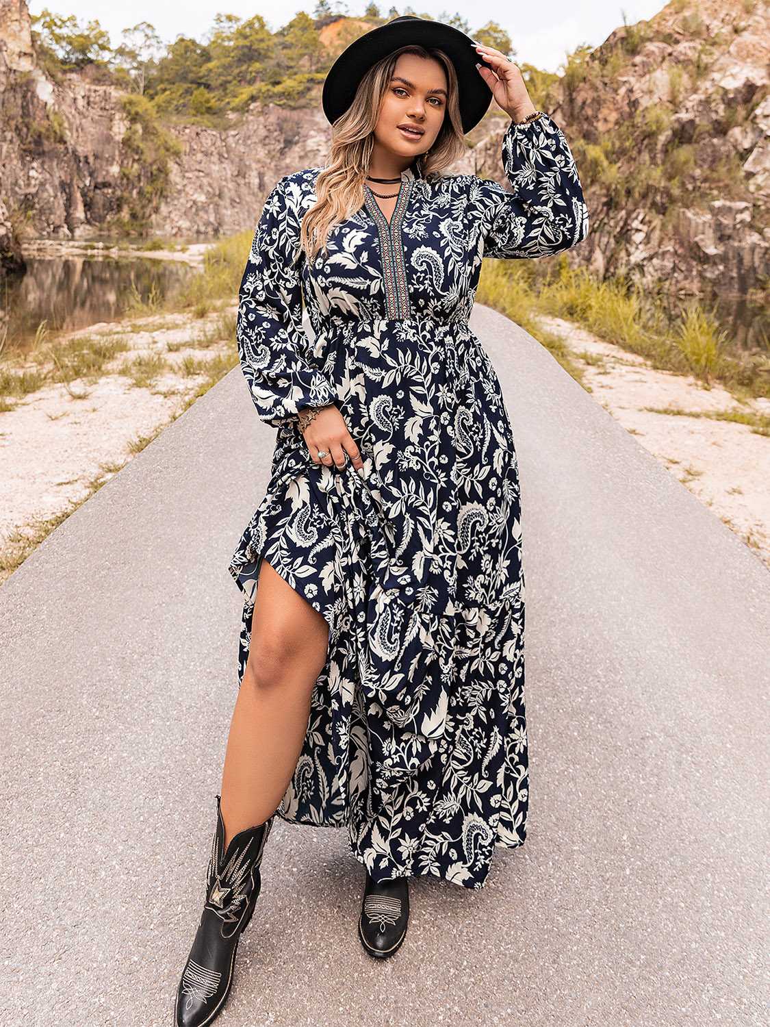 Long Sleeve Maxi Dress